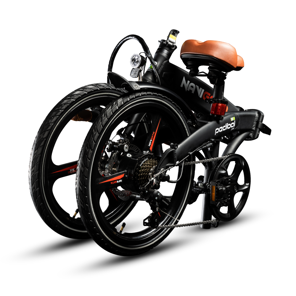 Pedibal Navigata® Folding Electric Bike - Long Range Lightweight Compact