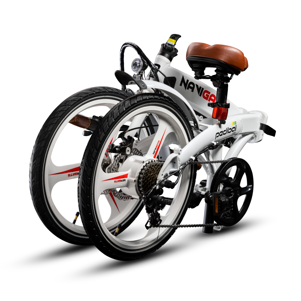 Pedibal Navigata® Folding Electric Bike - Long Range Lightweight Compact