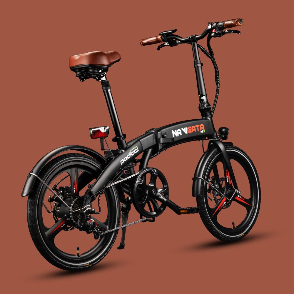 Pedibal Navigata® Folding Electric Bike - Long Range Lightweight Compact