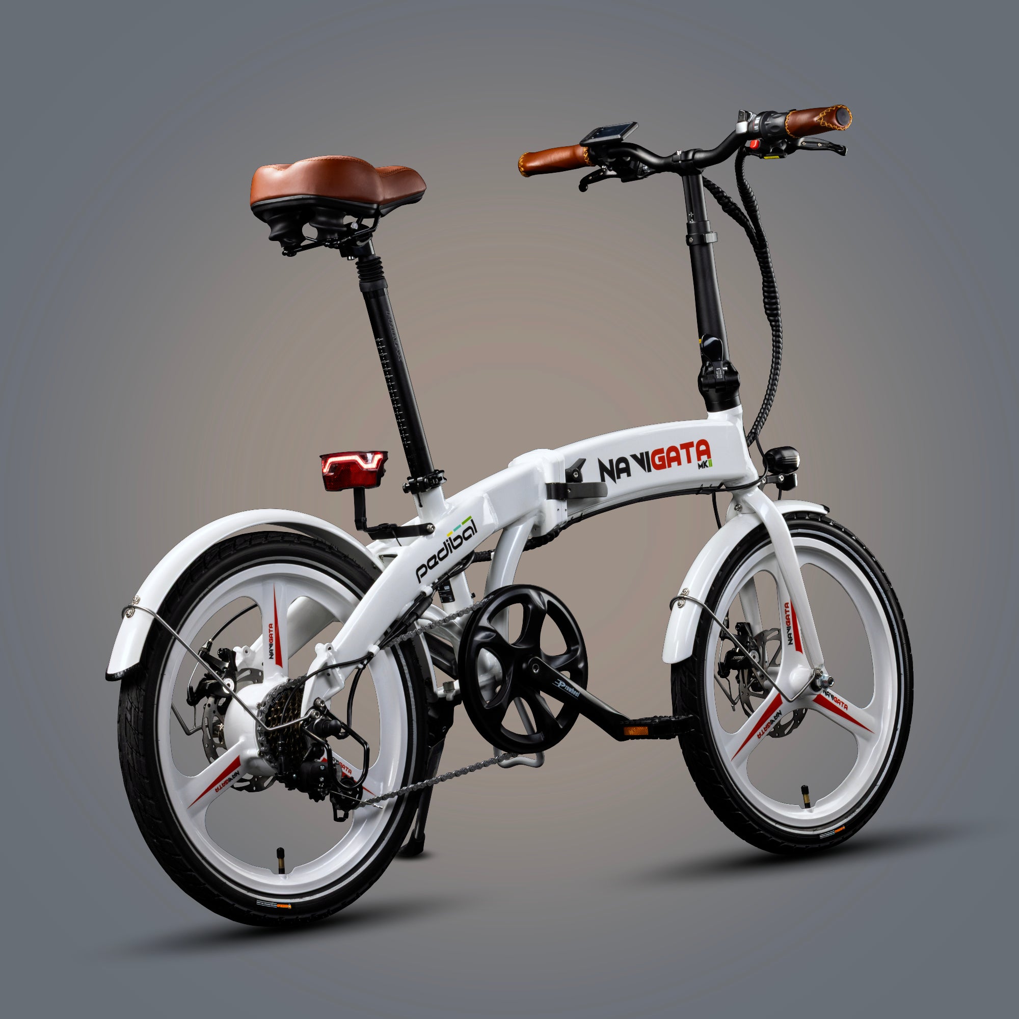 Pedibal Navigata MKII rear View white model