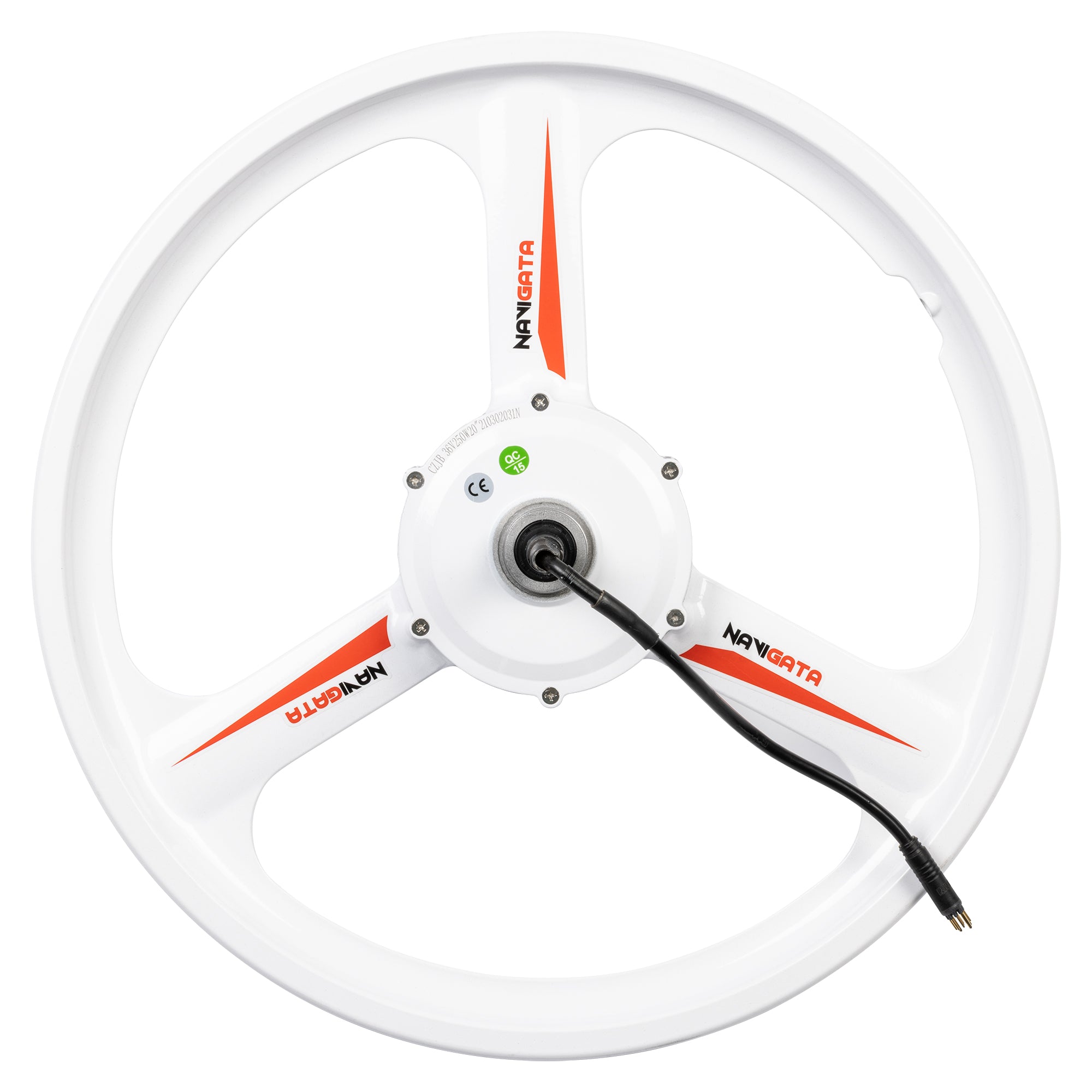 Pedibal Navigata CitE Rear Wheel & Motor (Black/White)