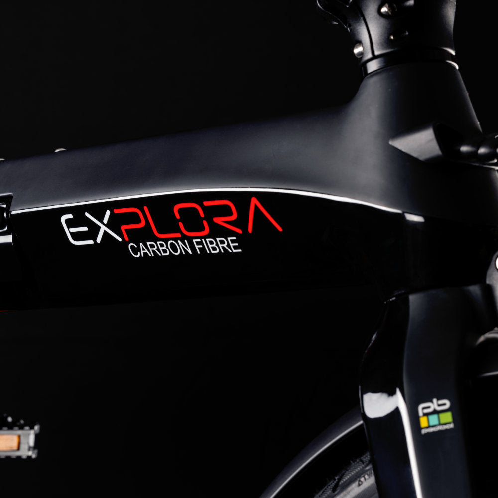 Pedibal Explora Carbon Fibre Folding Electric Bike - Ultra Long Range