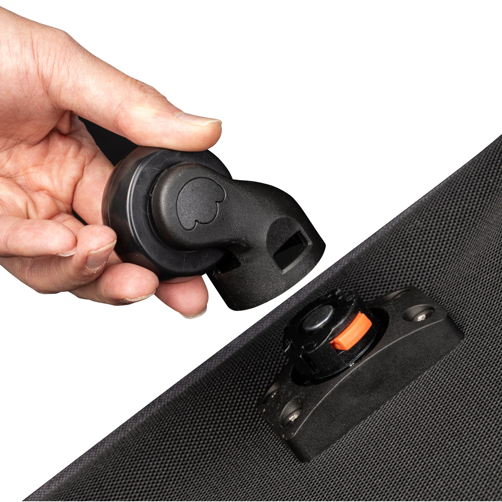 Pedibal 20″ Portable Folding eBike Storage Box – Flat‑Pack Design with Removable Wheels