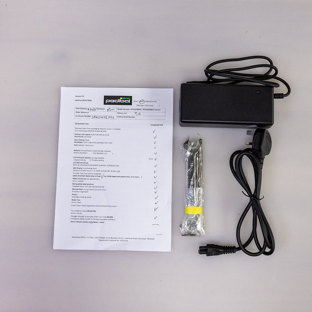 Pedibal Navigata MKII - Black 'Nearly New' with 22 miles - Pedal Assist only