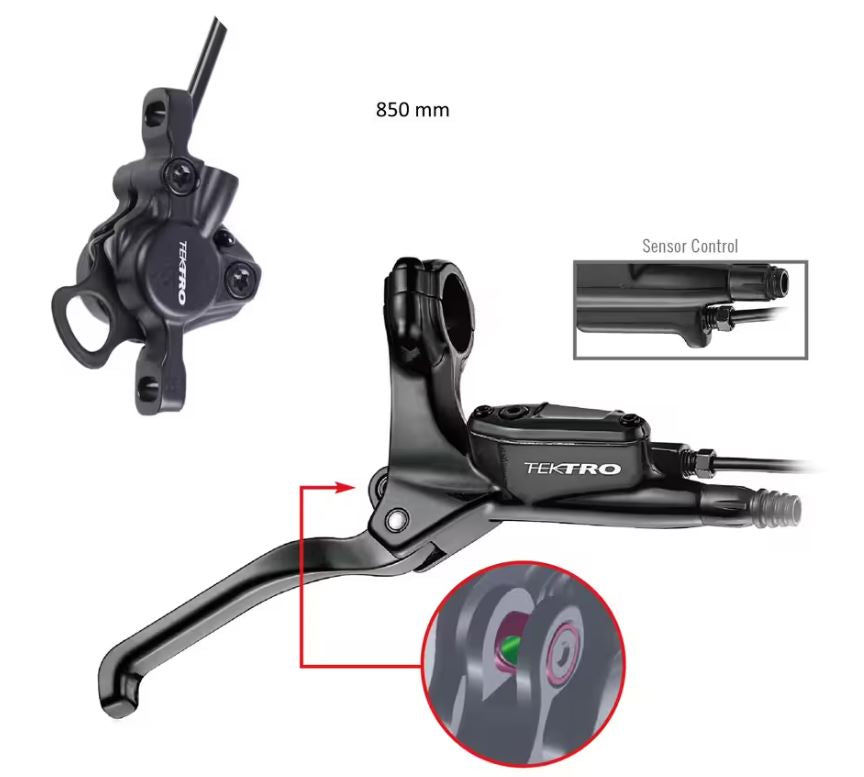 Pedibal Cruiza Tekro Hydraulic Brake lever & Caliper kit (pair)