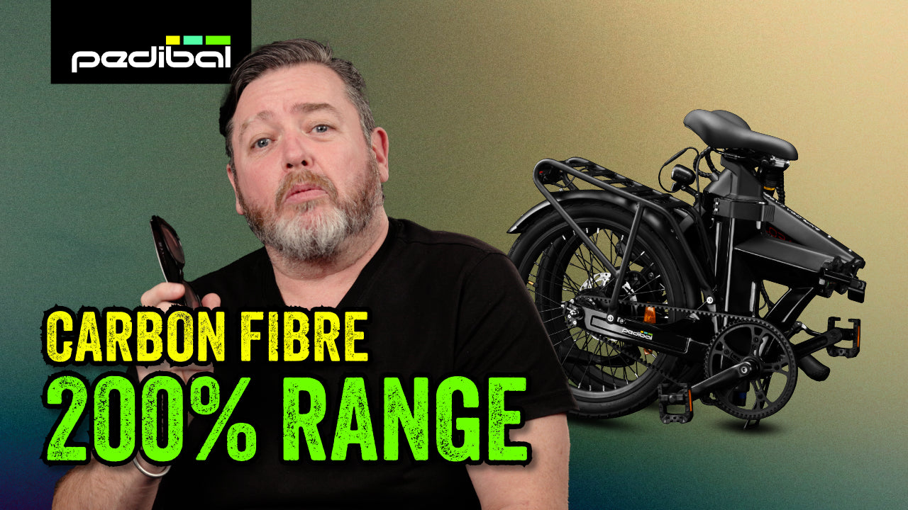 electric bicycle carbon fibre Buy Pedibal Explora Carbon Fibre Folding Electric Bike Ultra Long Range