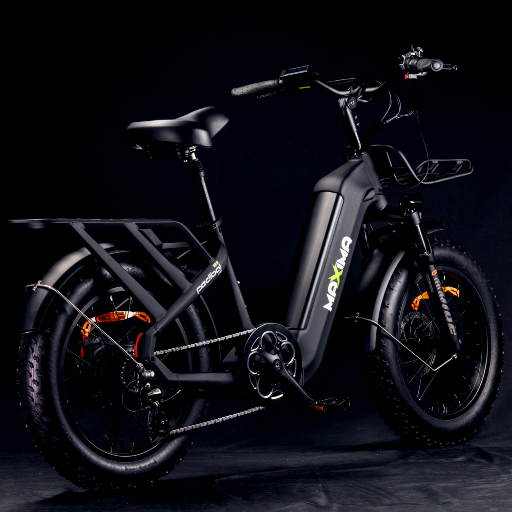 Pedibal Maxima Fat Tyre Folding Cargo Electric Bike | eCargo (Non-Foldable Available)