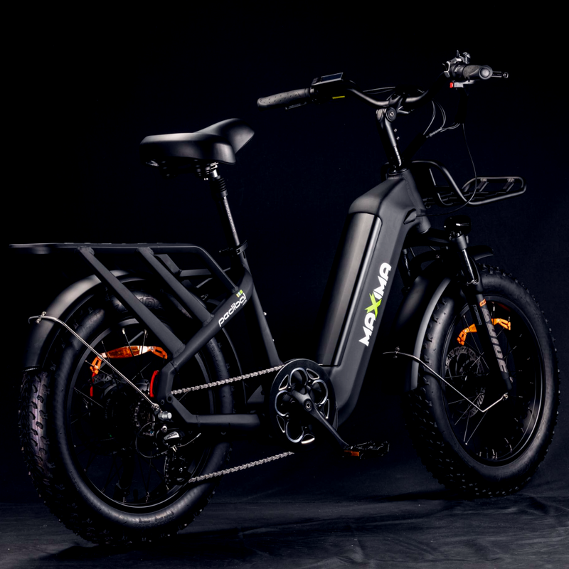 Pedibal Maxima Fat Tyre Folding Cargo Electric Bike | eCargo (Non-Fold