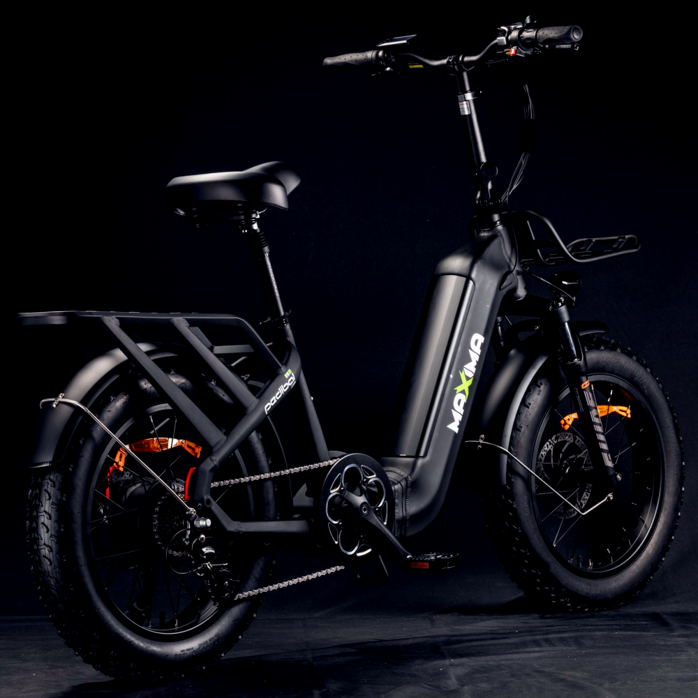 Pedibal Maxima Fat Tyre Folding Cargo Electric Bike | eCargo (Non-Foldable Available)