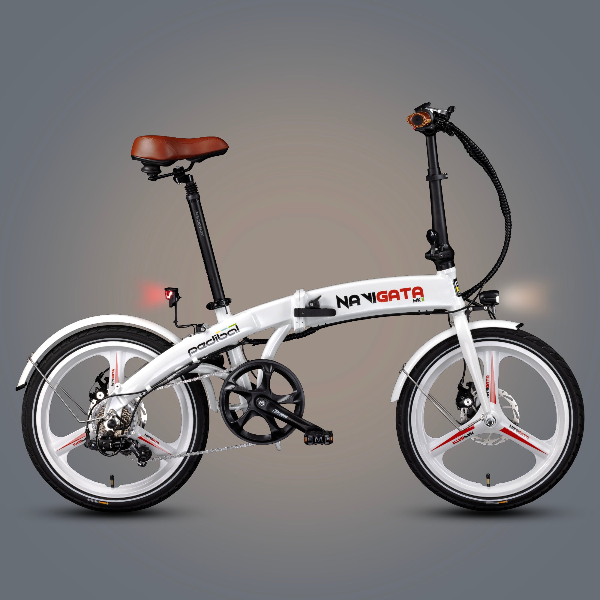 Pedibal Navigata MKII side View white model