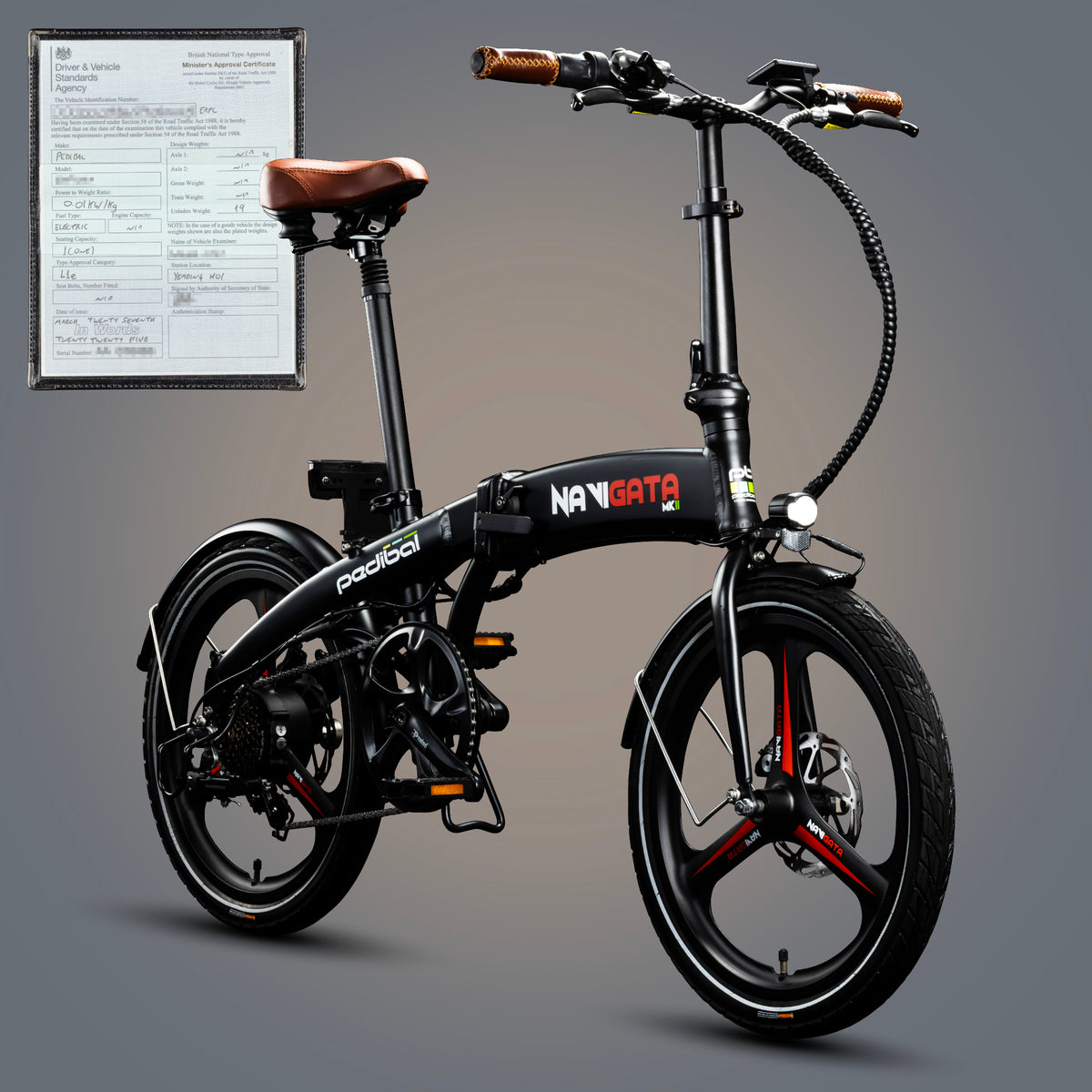 Pedibal Navigata Folding Electric BIke